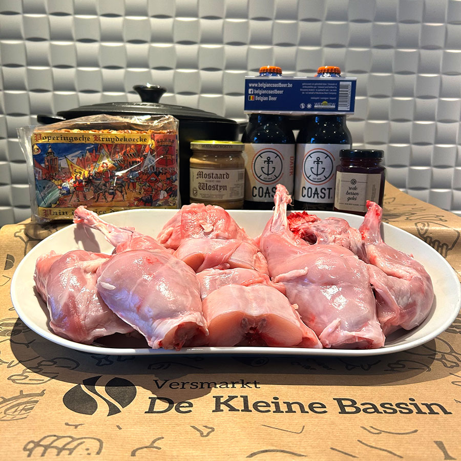 Koken met de Preusketiers - konijn op West-Vlaamse wijze